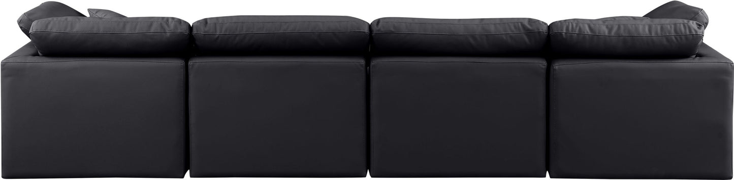 Indulge - Faux Leather 4 Seat Modular Sofa