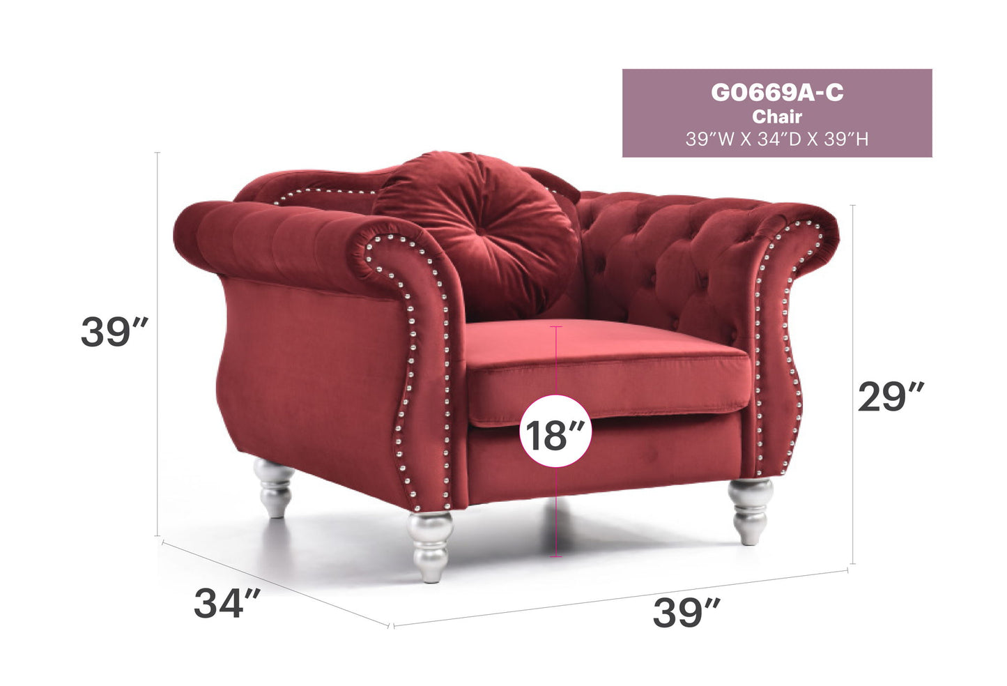 Glory Furniture - Hollywood - Chair