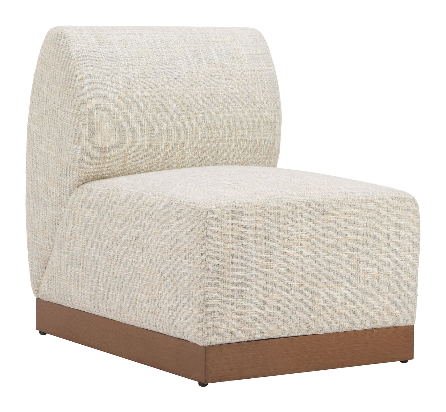 Christy - Armless Chair - Beige