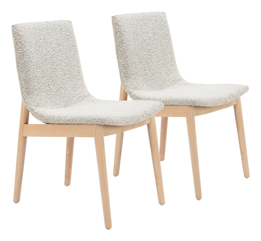 Raha - Dining Chair (Set of 2) - Gray / Whitewashed