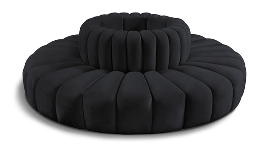 Arc - Velvet 8 Piece Round Modular Sofa