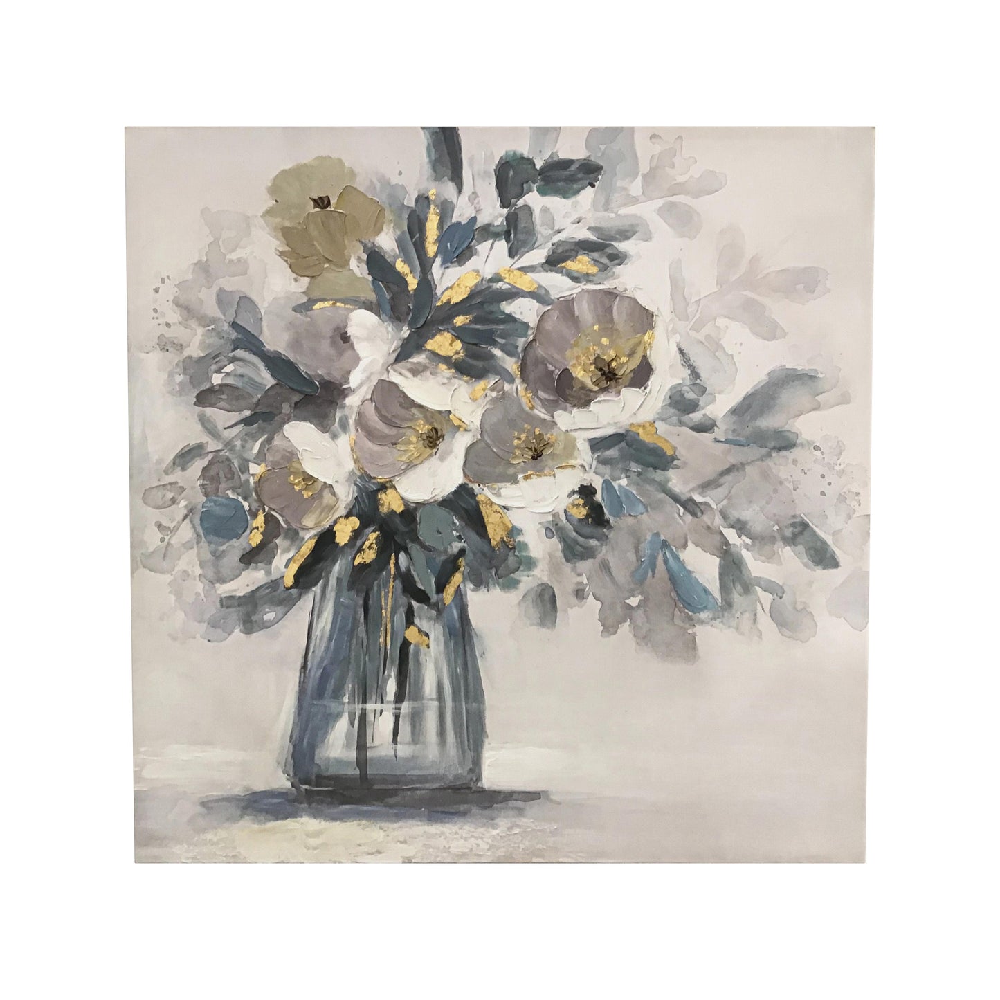 Chloe Canvas Art - Beige