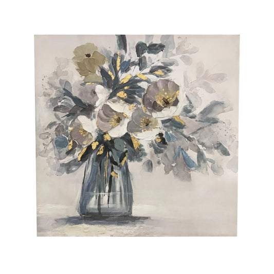 Chloe Canvas Art - Beige