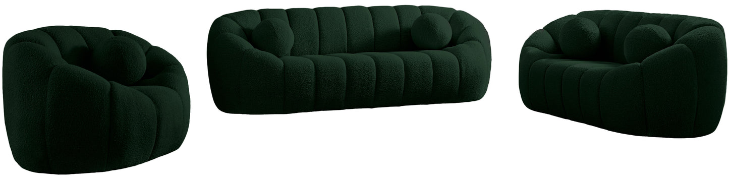 Elijah - Boucle Fabric Loveseat