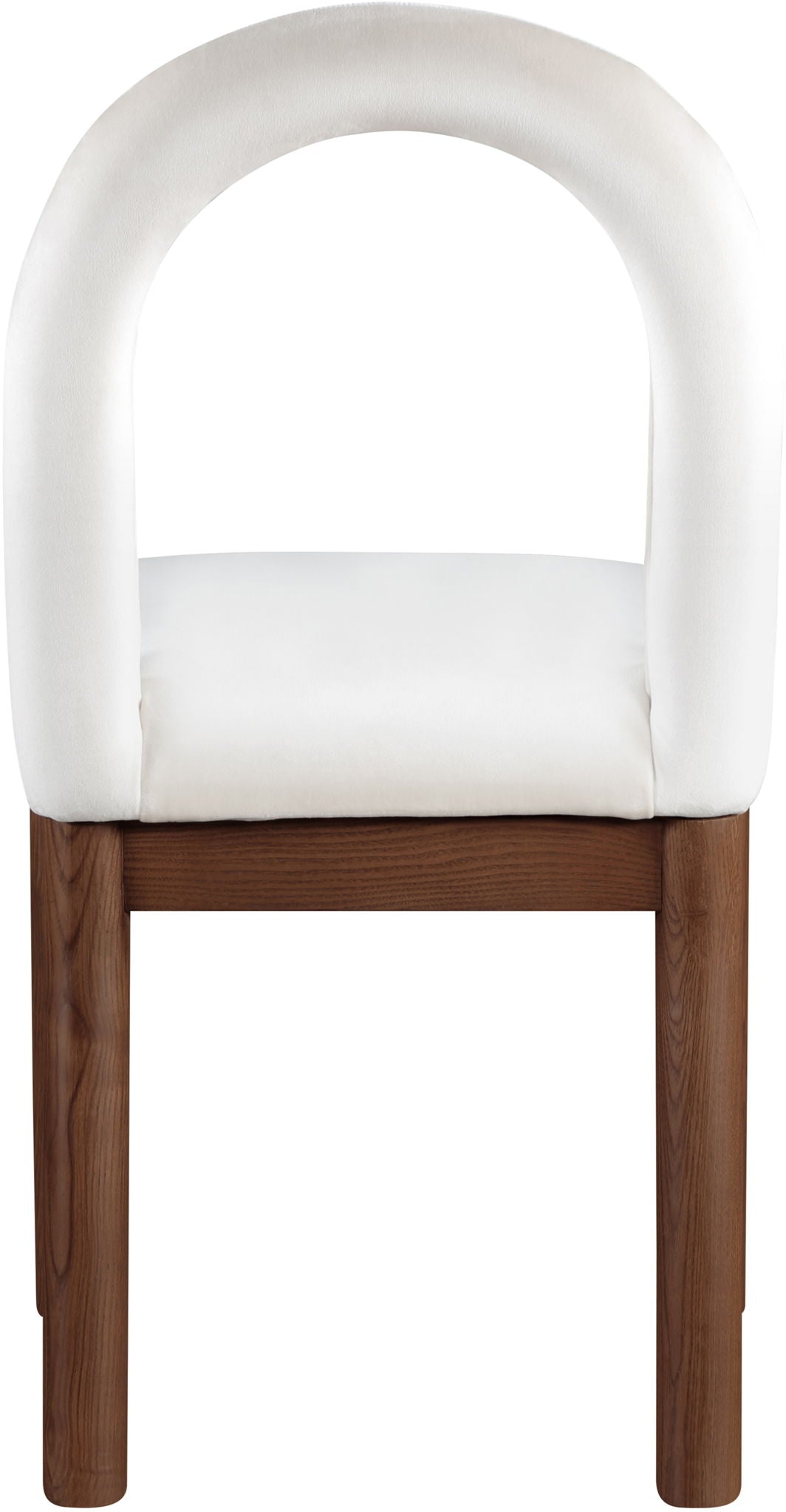 Conrad - Velvet Dining Chair With Brown Legs