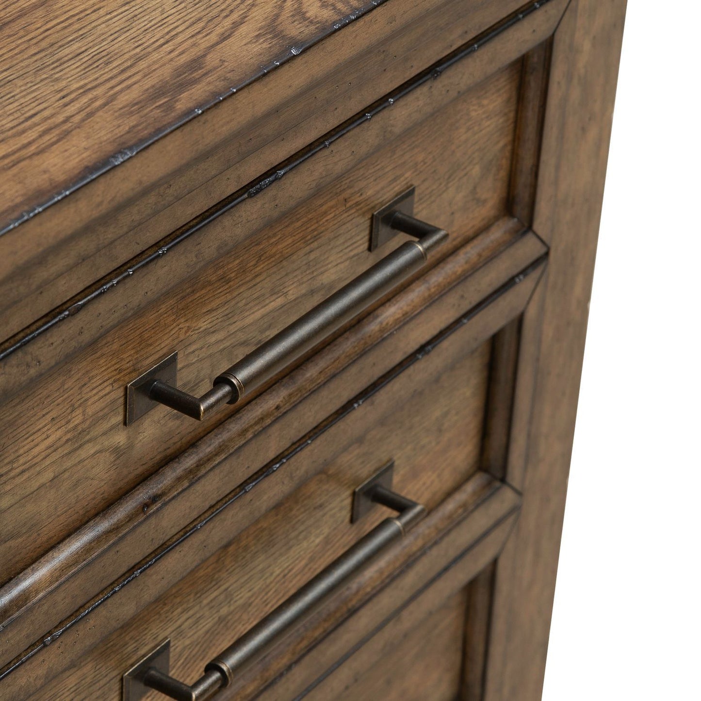 Carolina Park - Nightstand With Charging Station - Brown