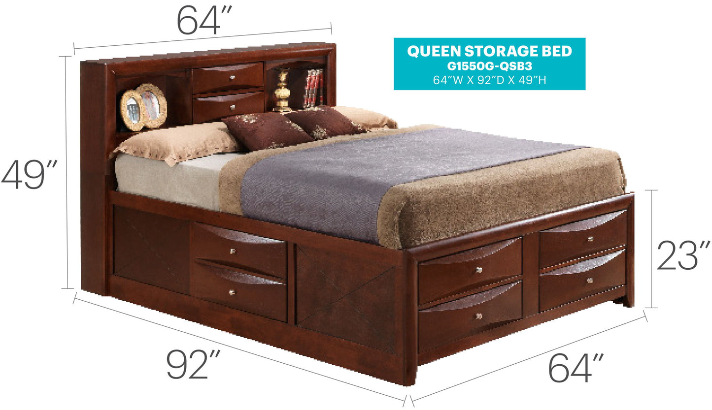 Glory Furniture - Marilla - Storage Bed
