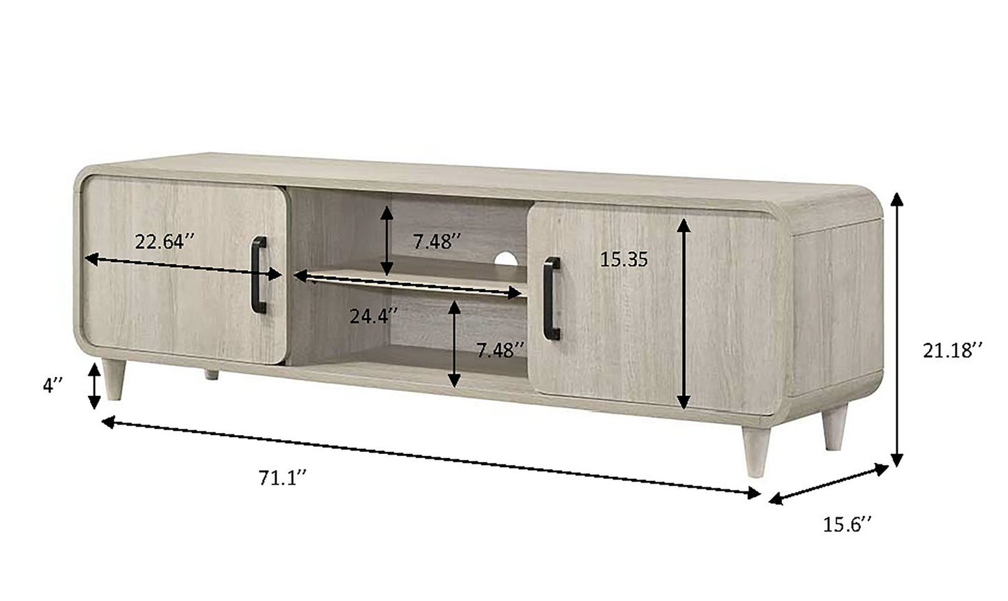 Nyomi - TV Stand - White