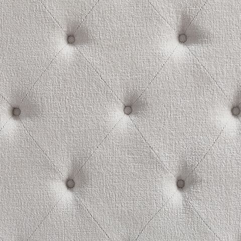 Montelaine - Antique White - King Upholstered Panel Bed