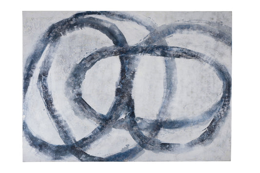 Altarium Canvas Art - White / Blue