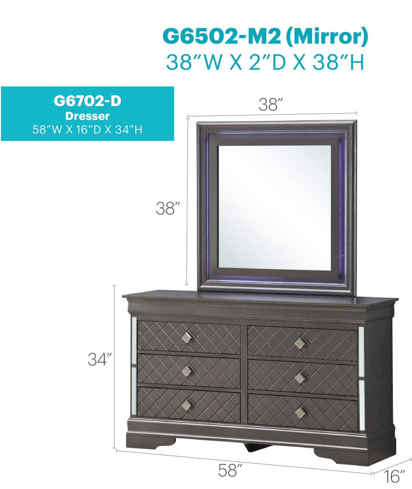 Glory Furniture - Verona - Dresser