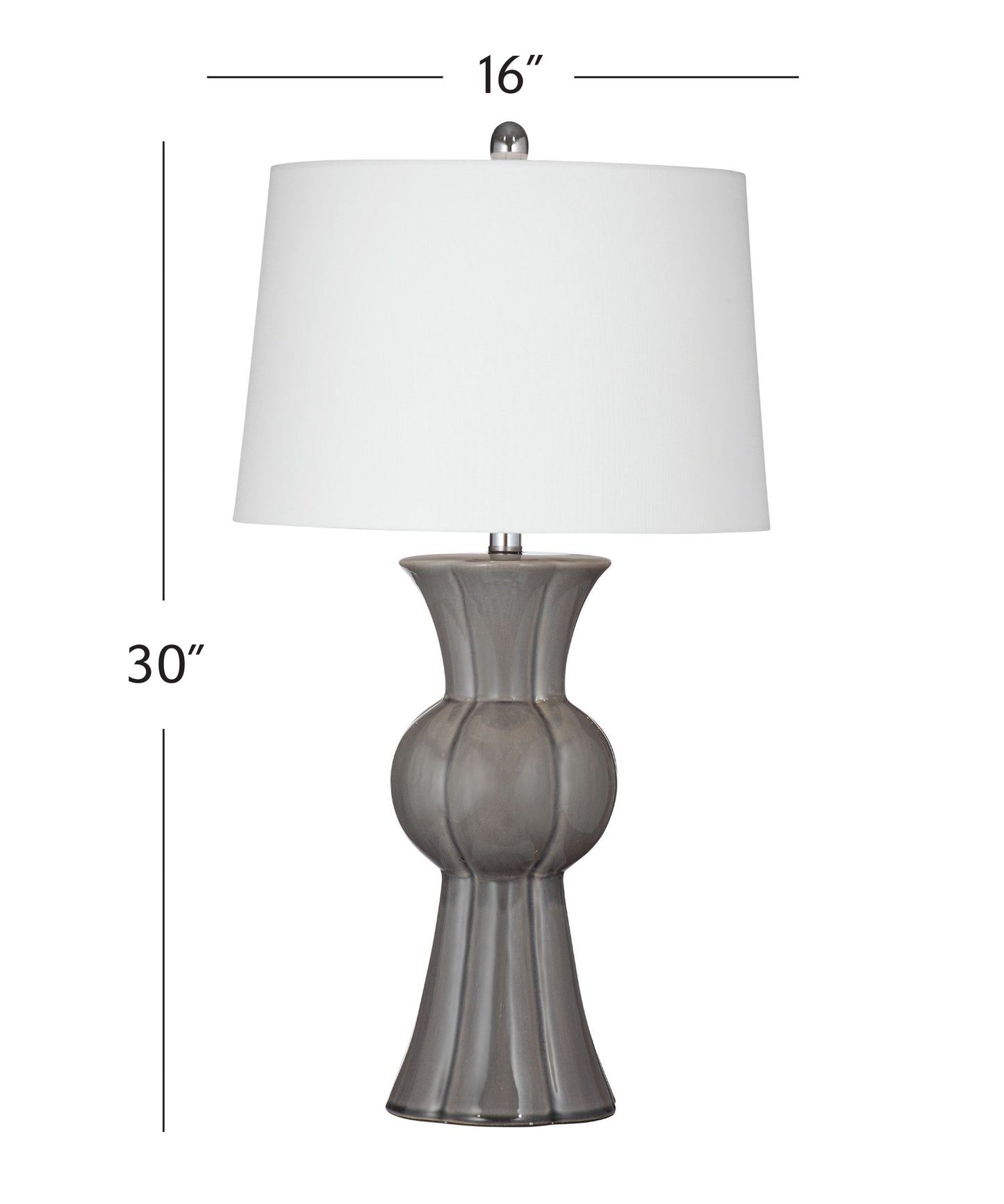 Orillia - Table Lamp - Gray