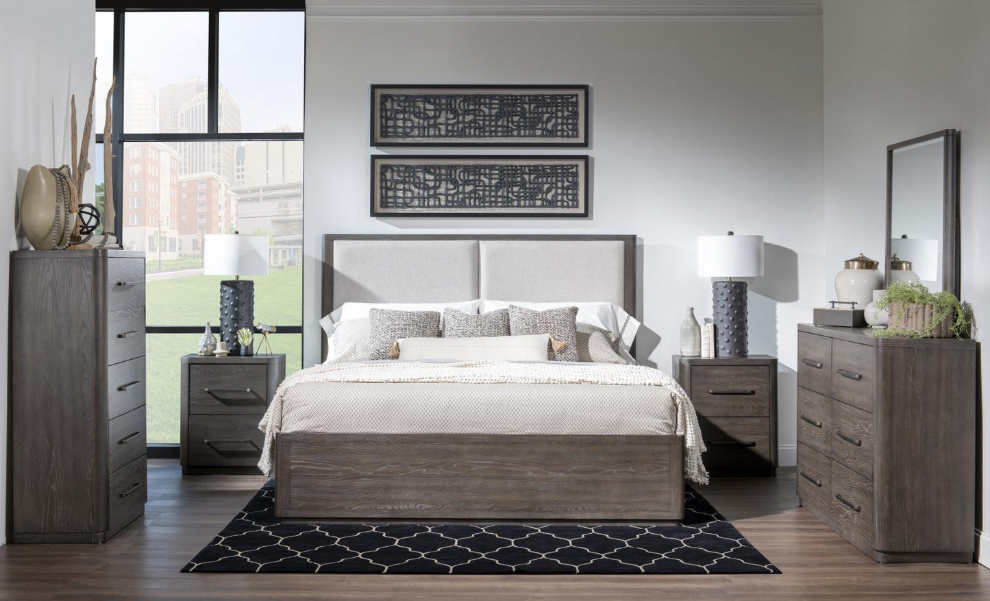 Horizons - Beveled Mirror - Deep Sable