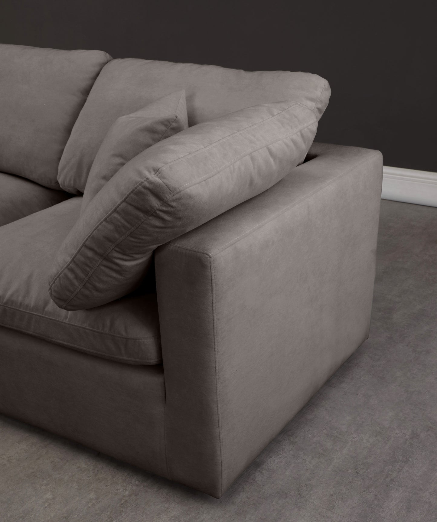 Plush - Modular Armless 3 Seat Sofa