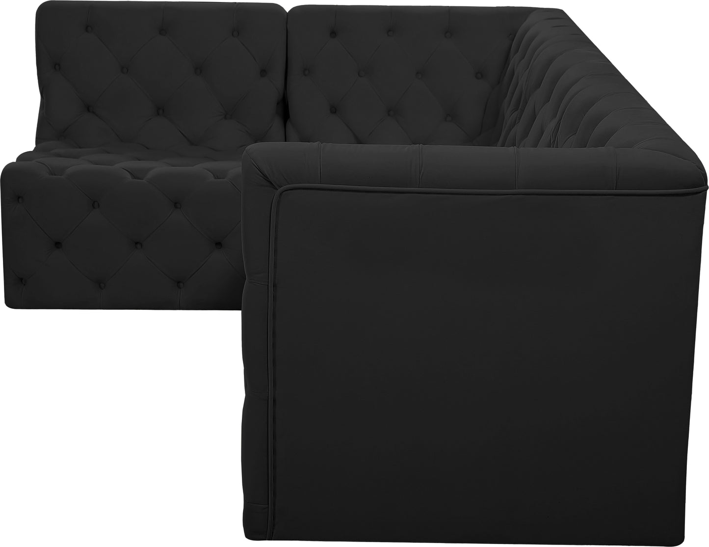 Tuft - Modular Sectional 4 Piece - Black