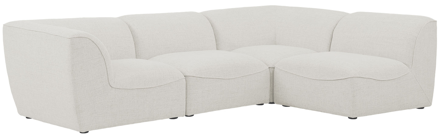 Miramar - Modular Sectional 4 Piece - Cream