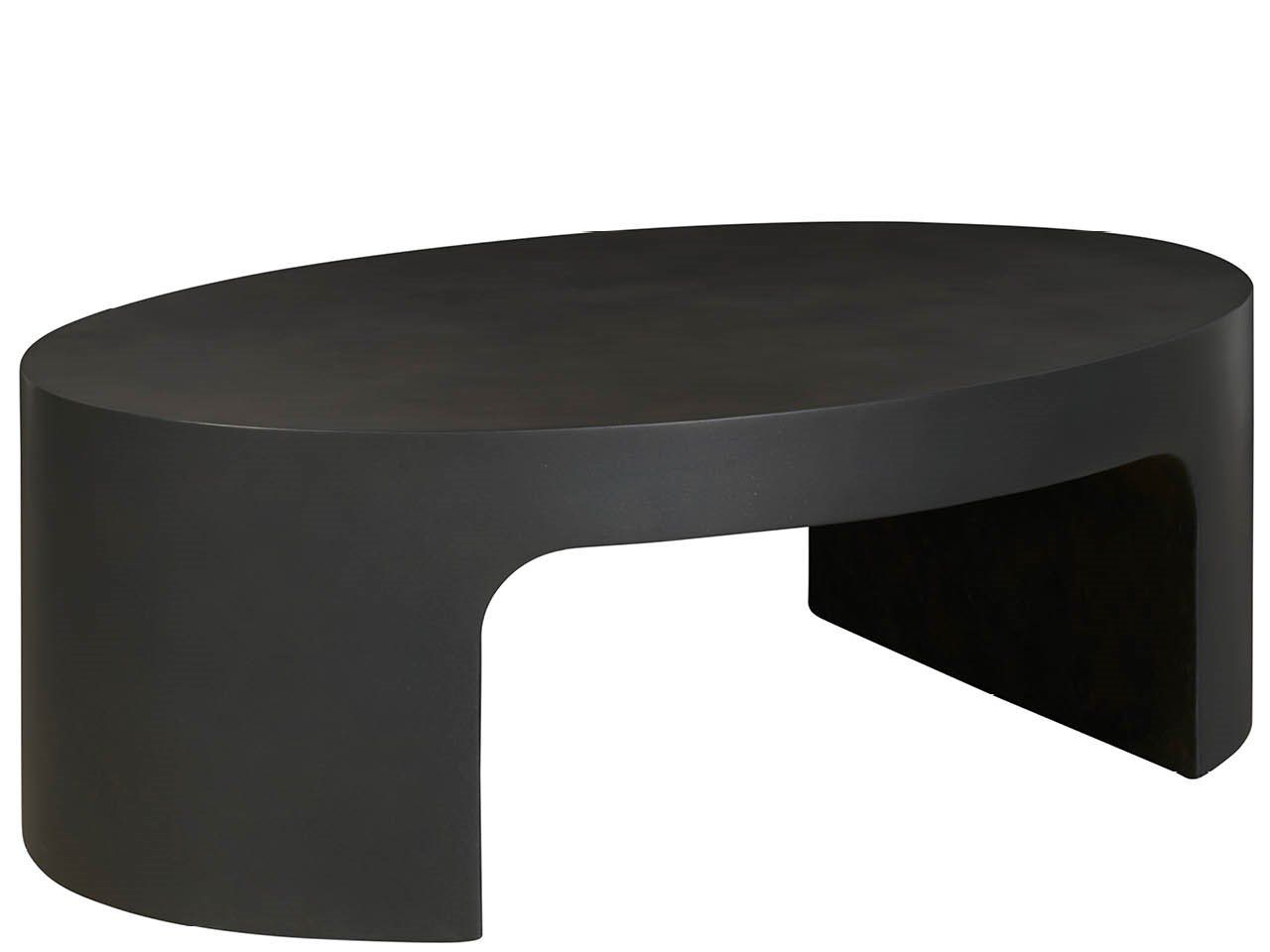 Modern - Concrete Cocktail Table - Black