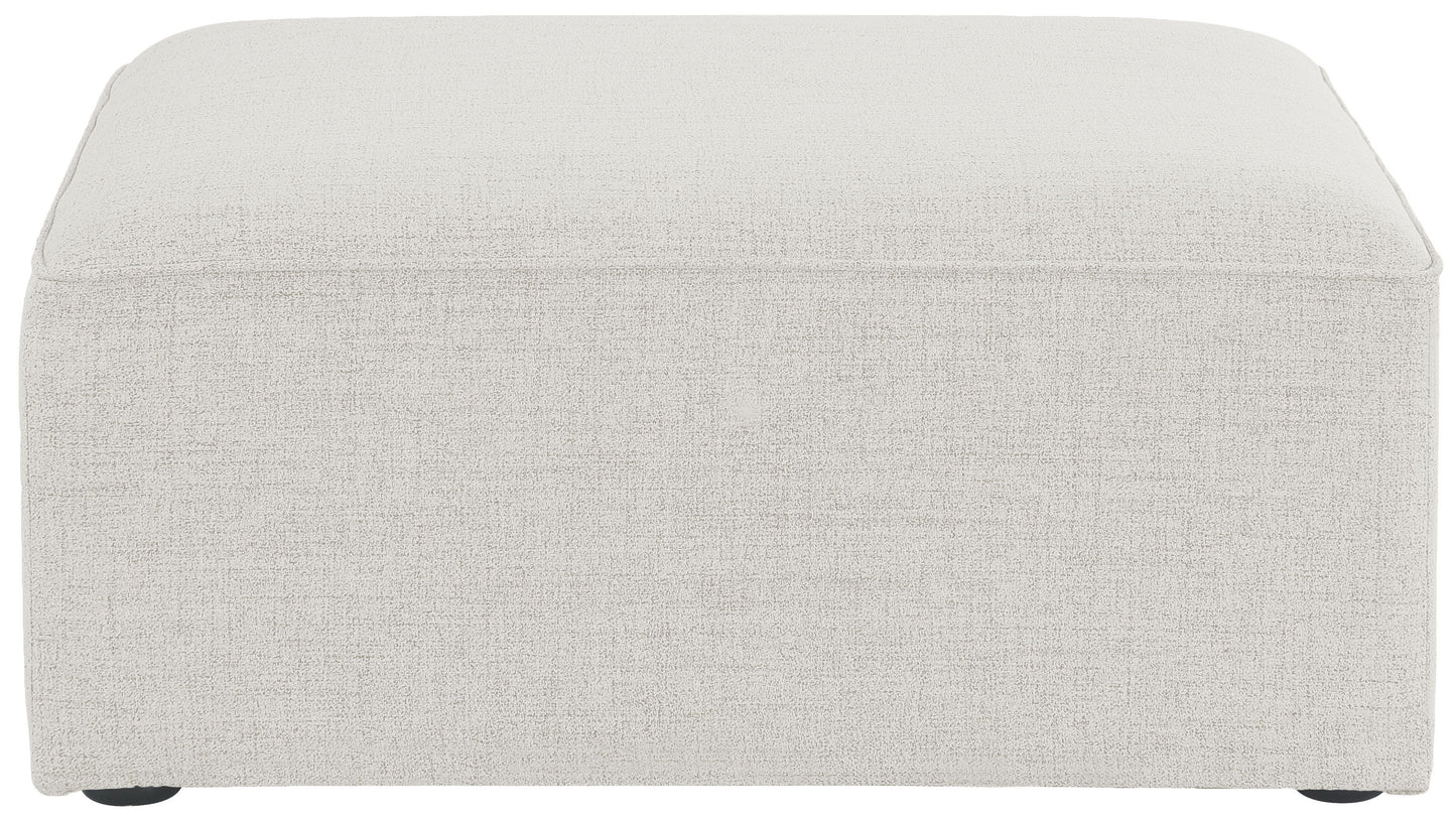 Cube - Linen Ottoman
