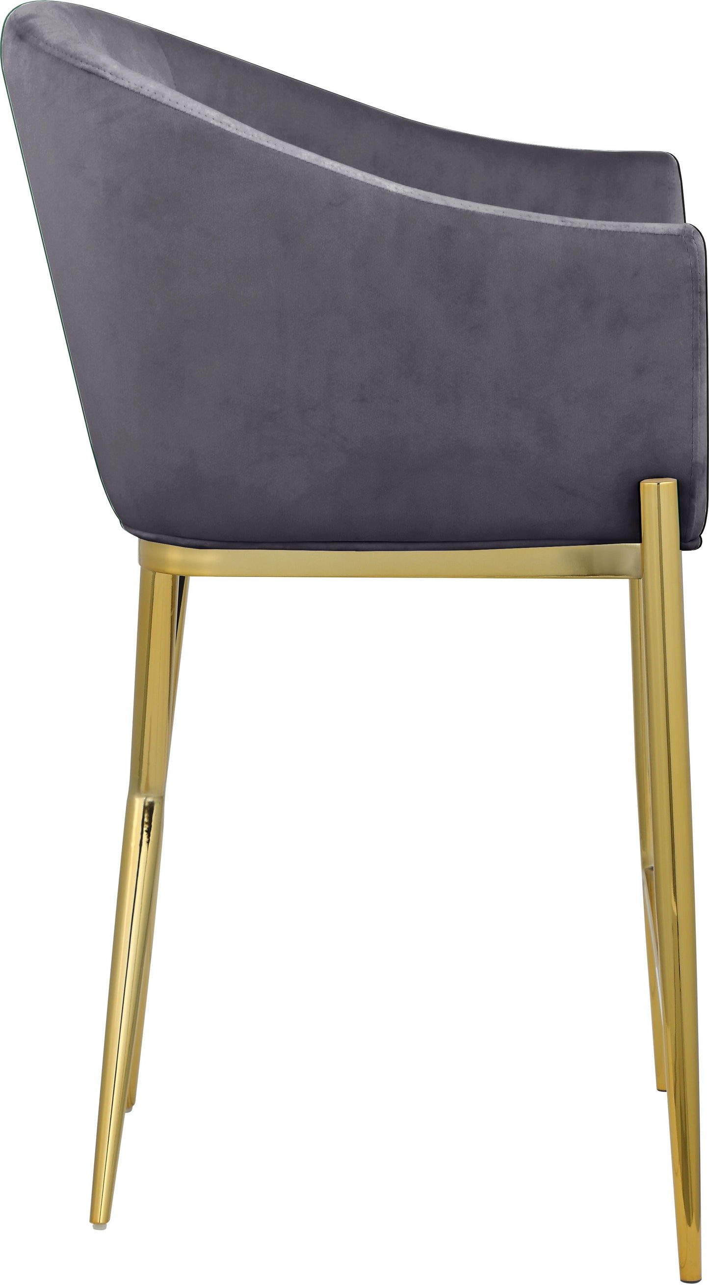 Xavier - Counter Stool with Gold Legs