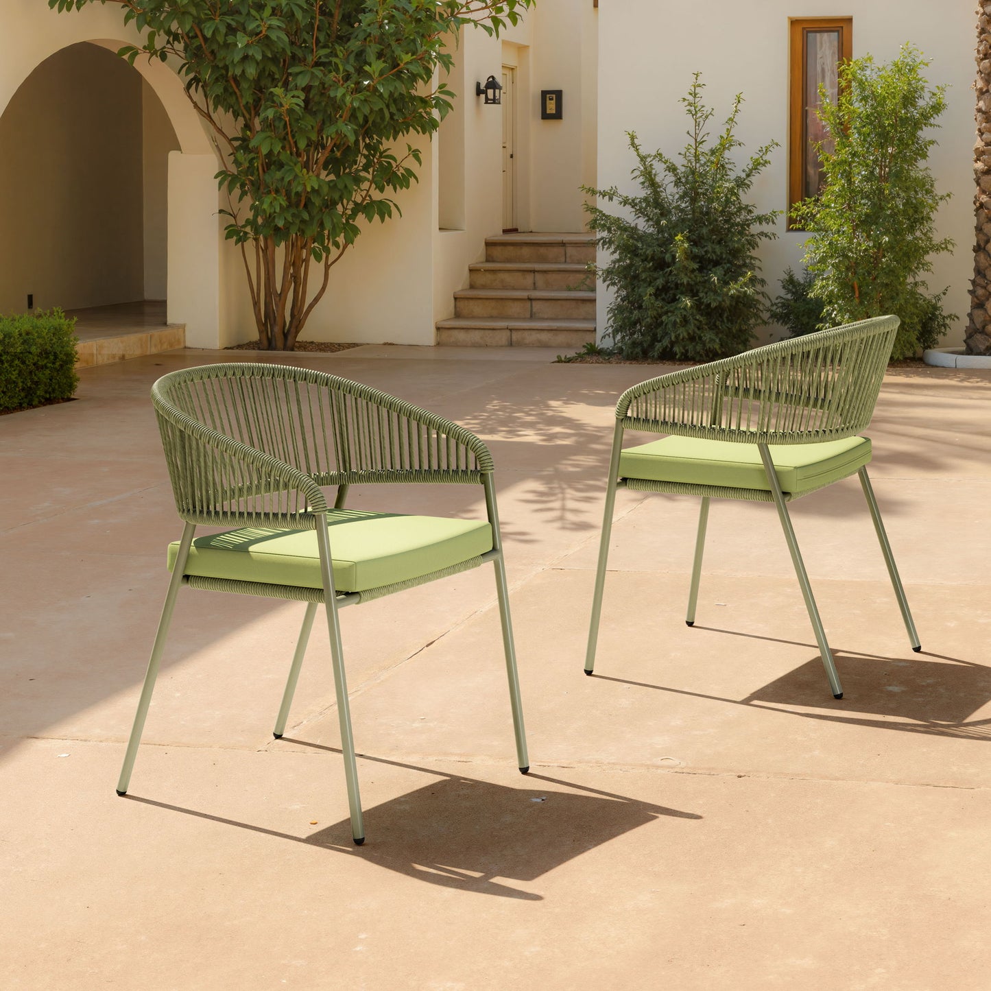 Skye - Outdoor Dining Chair (Set of 2) - Green
