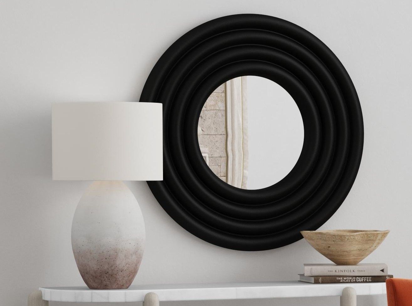 Centauri - Wall Mirror - Matte Black