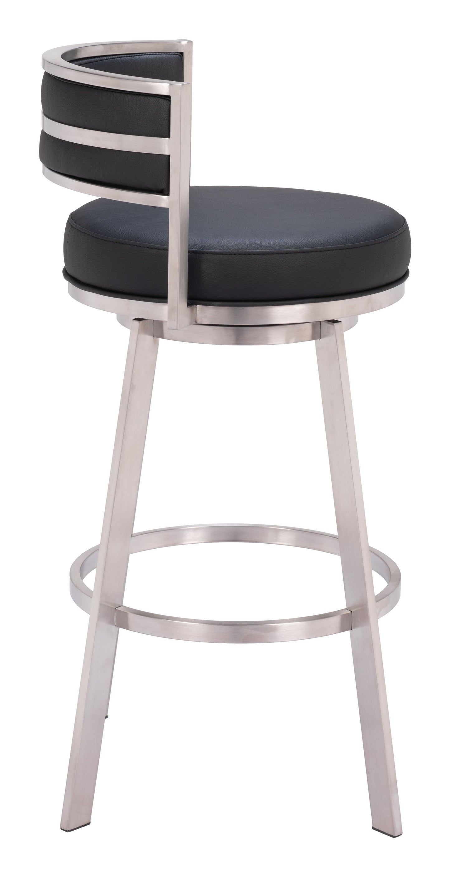 Gimsby - Swivel Barstool - Black