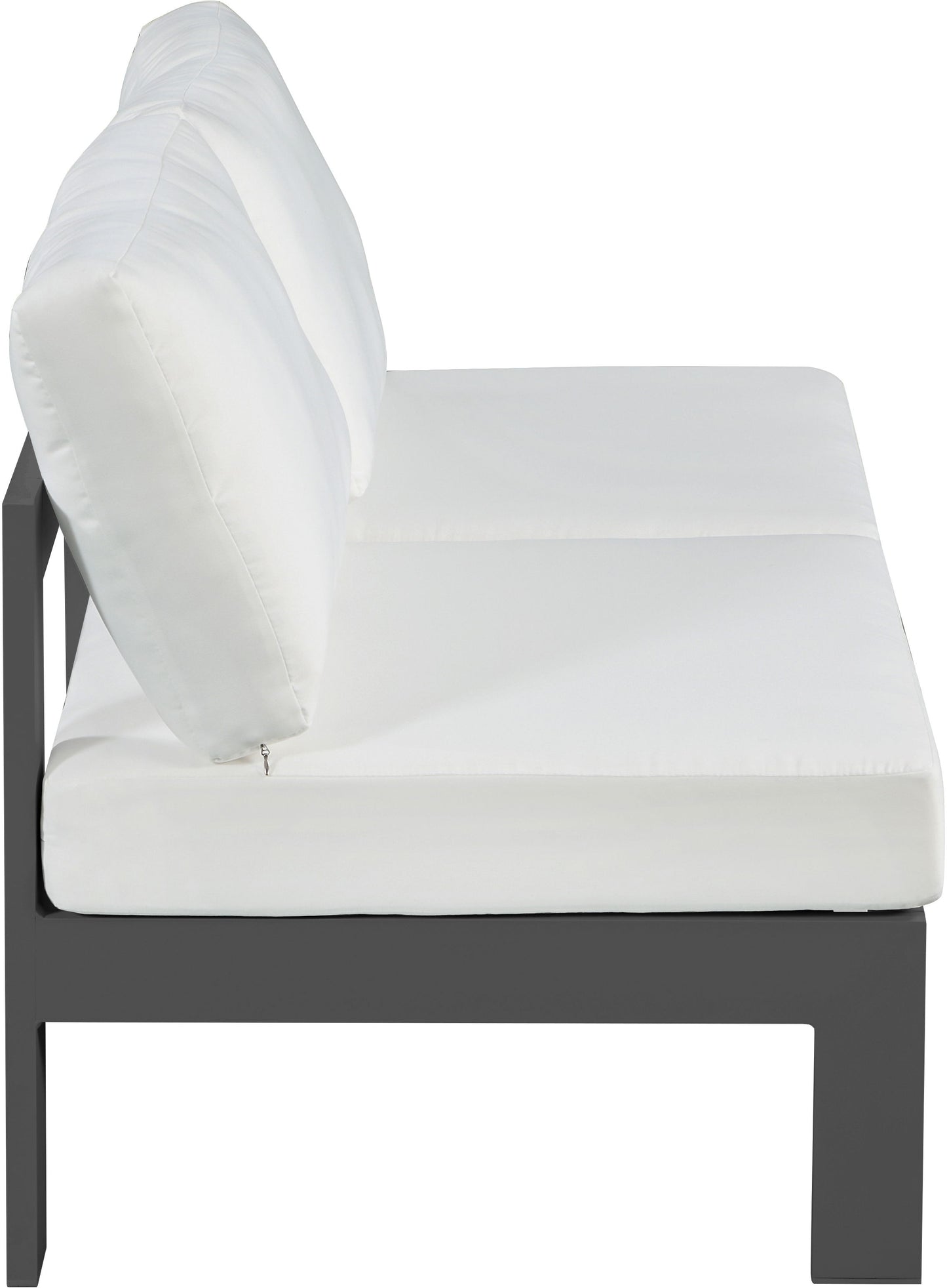 Nizuc - Outdoor Patio Modular Sofa 2 Seats - White