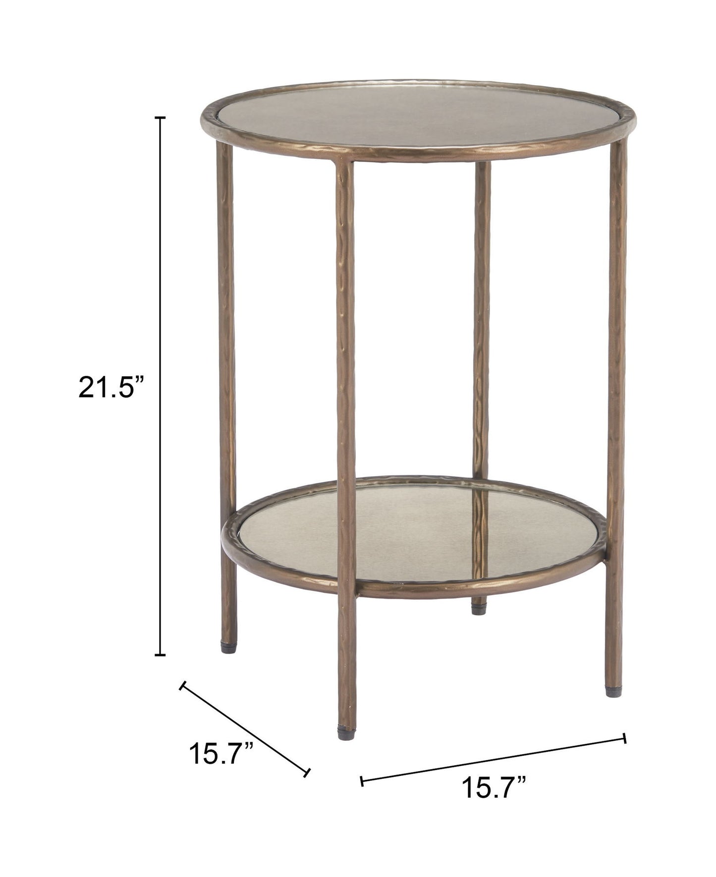 Anelli - Side Table - Bronze