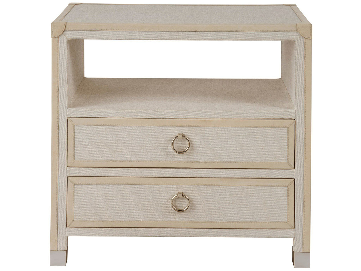 New Modern - Riven Nightstand - Gray