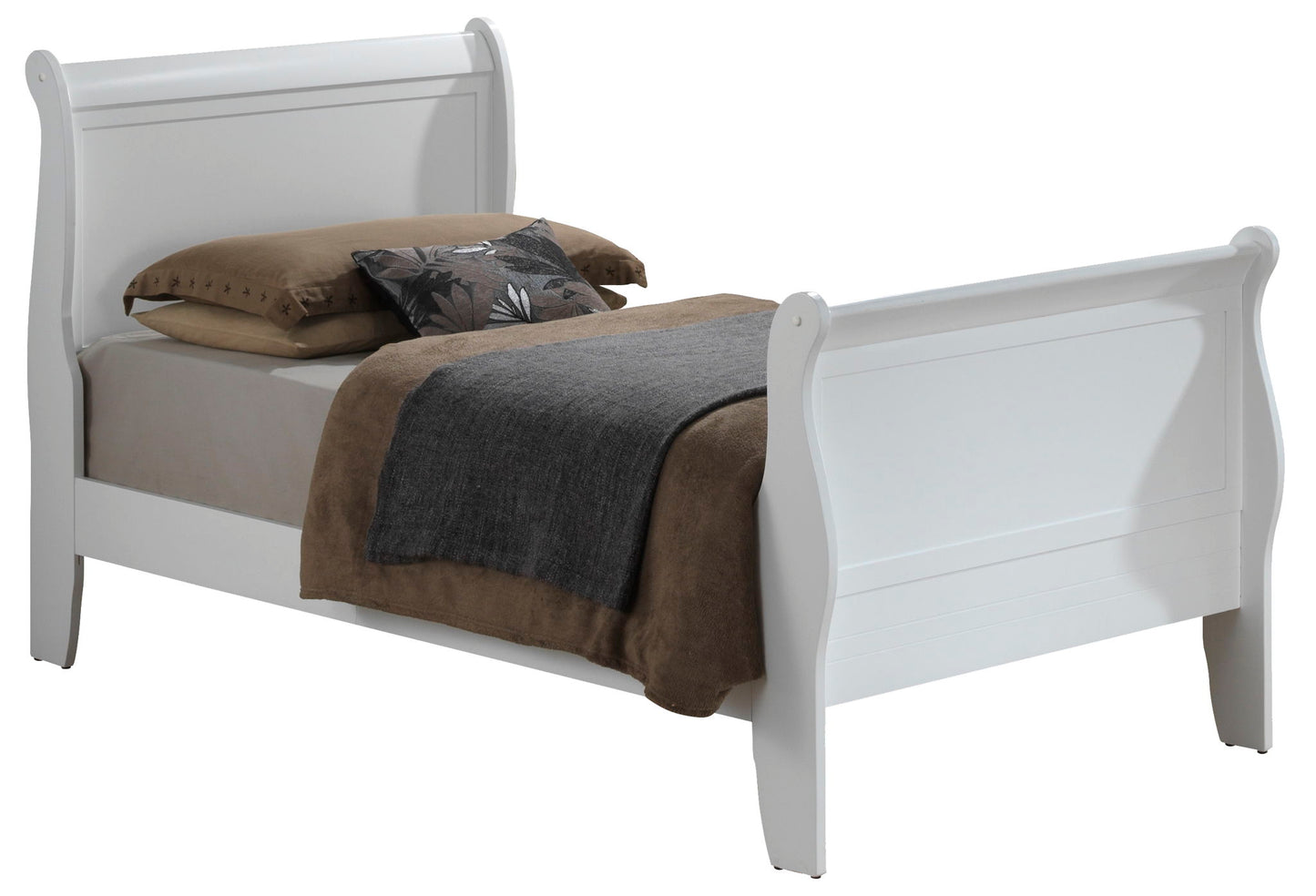 Glory Furniture - Louis Phillipe - Sleigh Bed