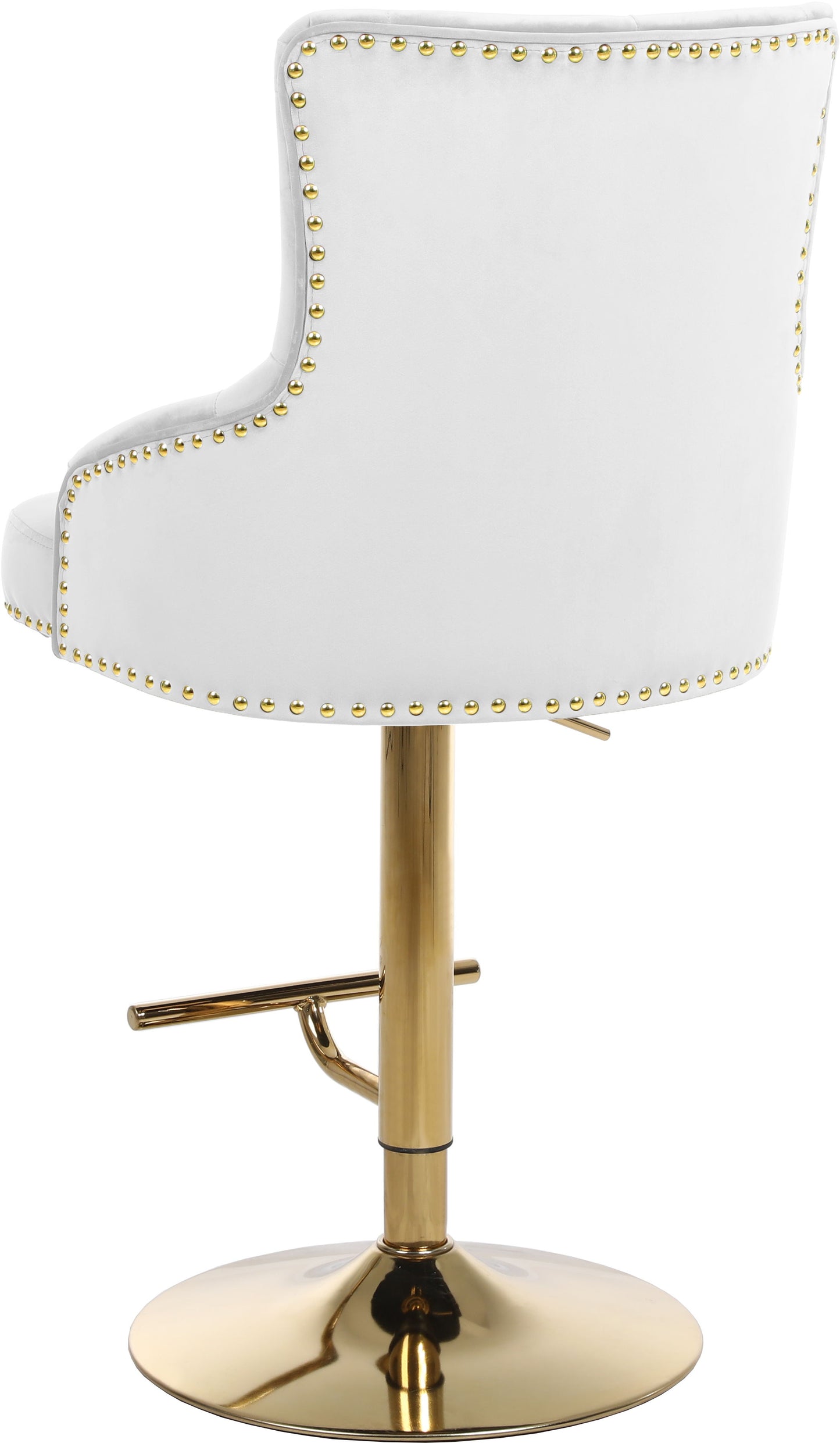 Claude - Adjustable Stool with Gold Base