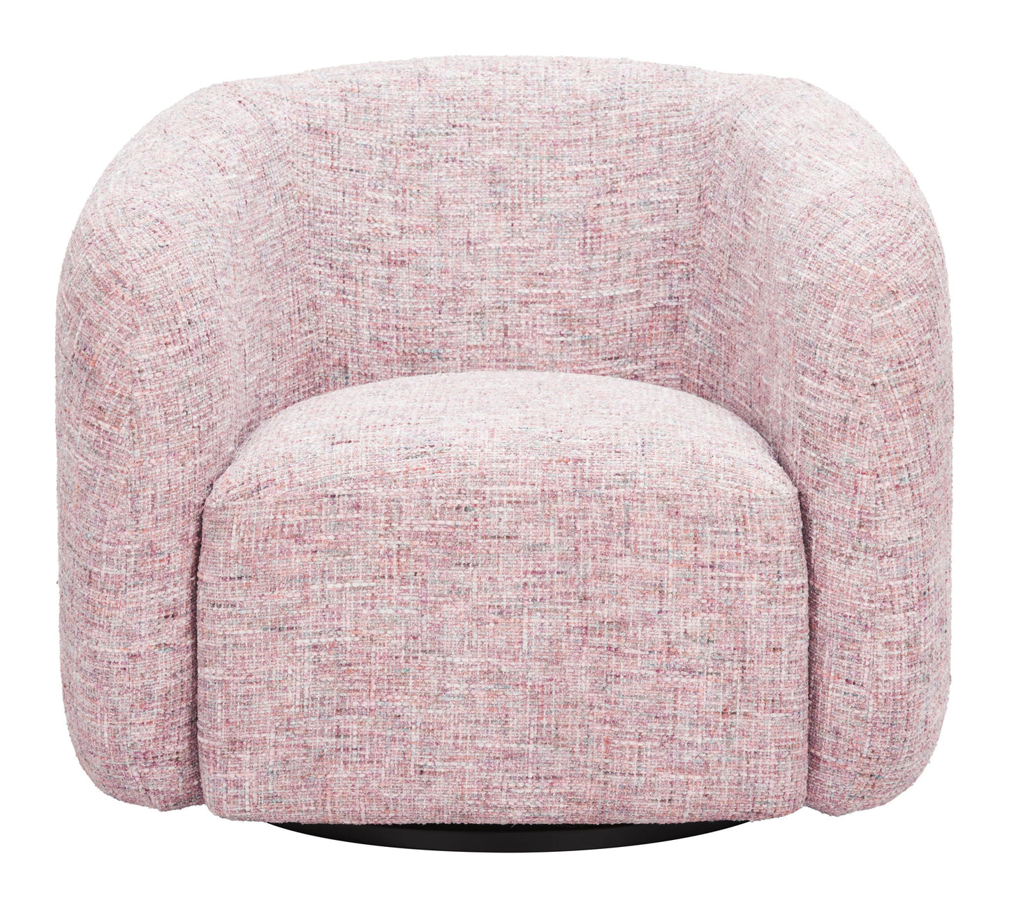 Refine - Swivel Chair - Pink Tweed