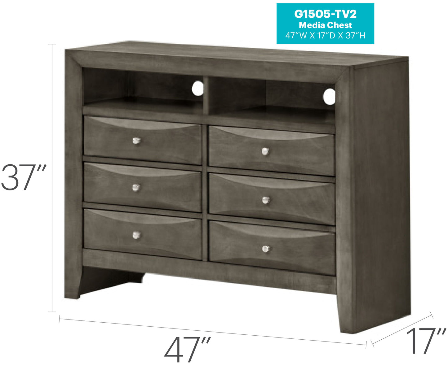 Glory Furniture - Marilla - Media Chest