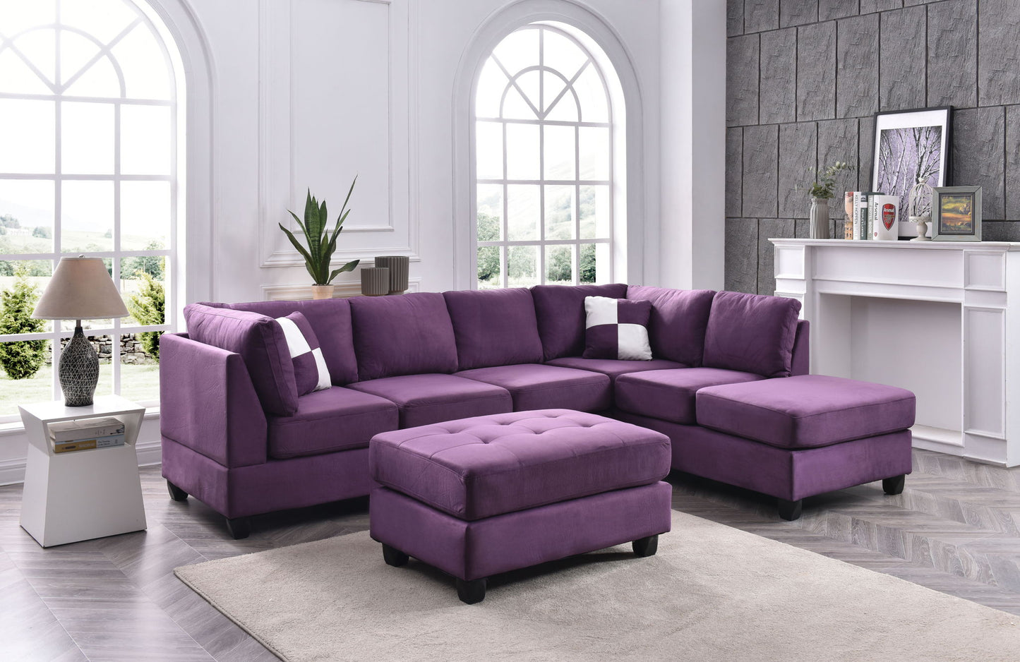 Glory Furniture - Malone - Sectional