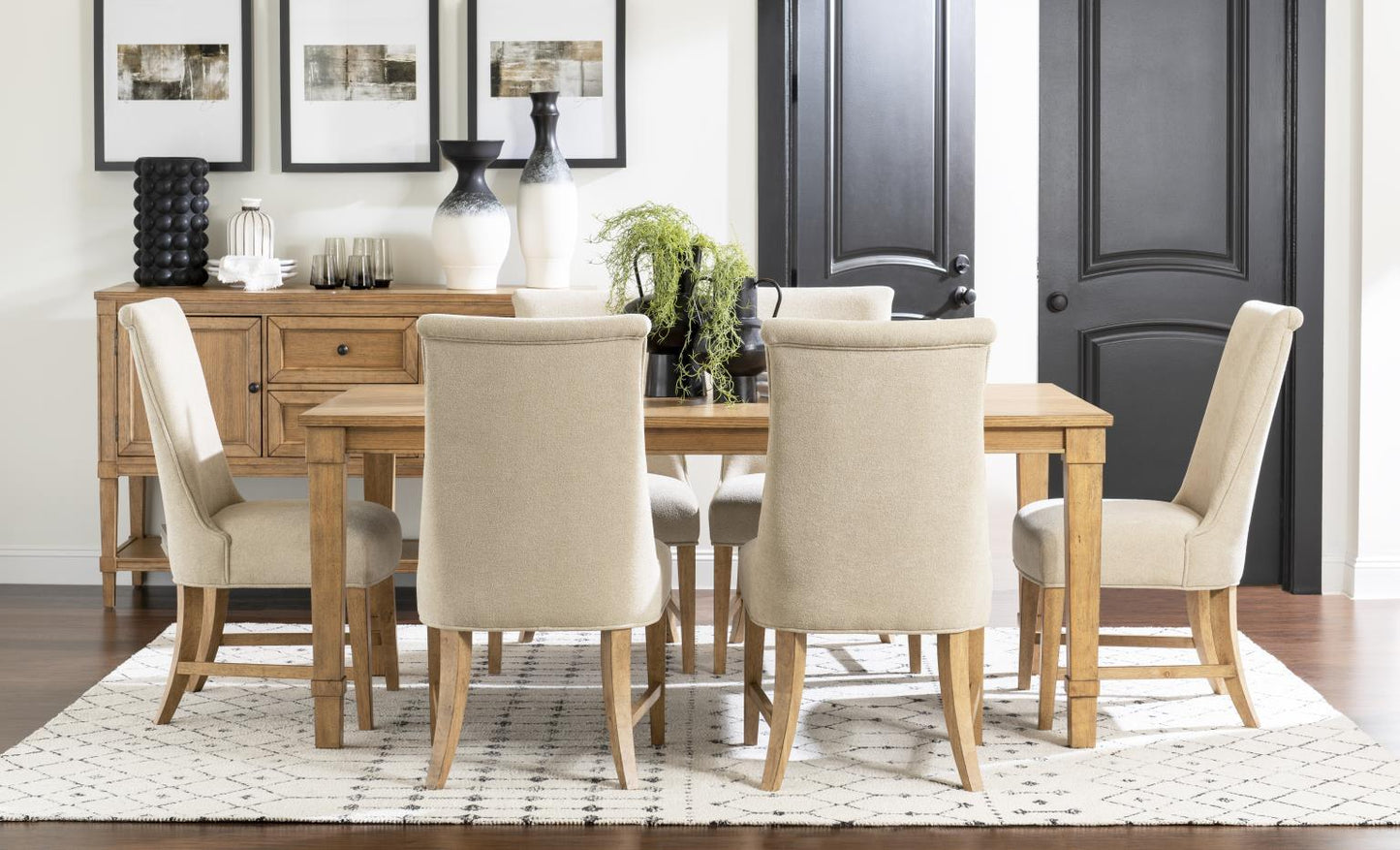 Linden - Upholstered Side Chair (Set of 2) - Honeyed Oak