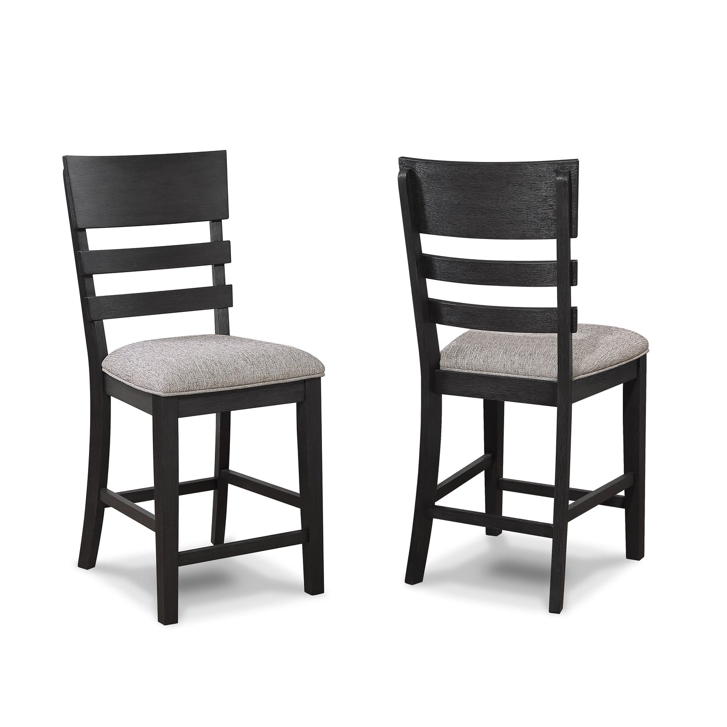 Guthrie - Counter Height Chair (Set of 2) - Charcoal & Gray
