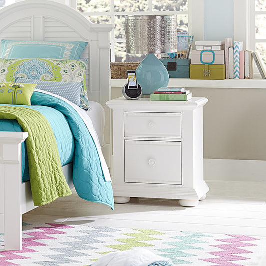 Summer House - 2 Drawer Nightstand - White