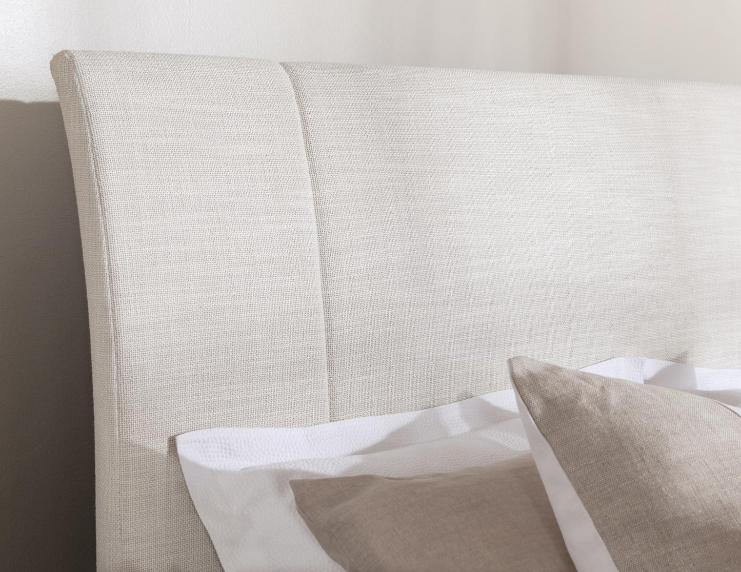 Harmony - Complete Upholstered Sleigh Bed - Ovation Tweed