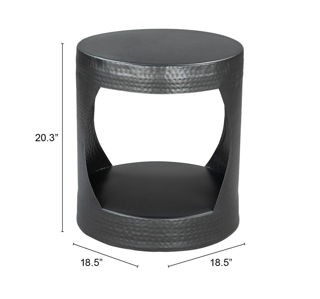 Nuuk - Side Table - Black