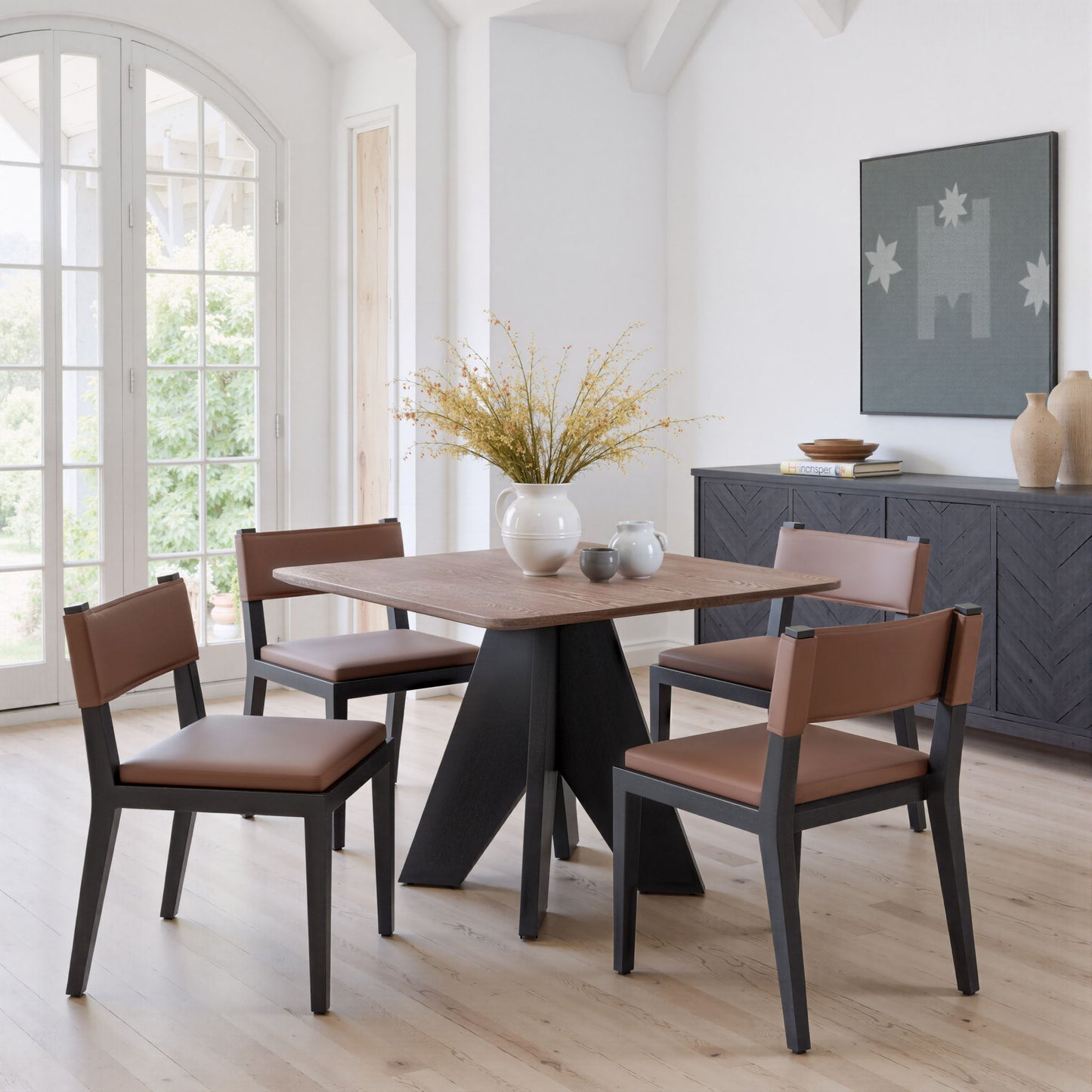 Lisse - Square Dining Table - Espresso