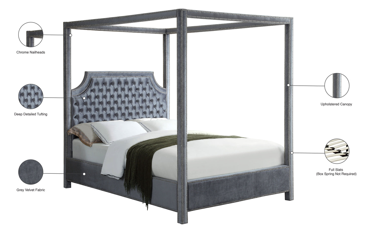 Rowan - Canopy Bed