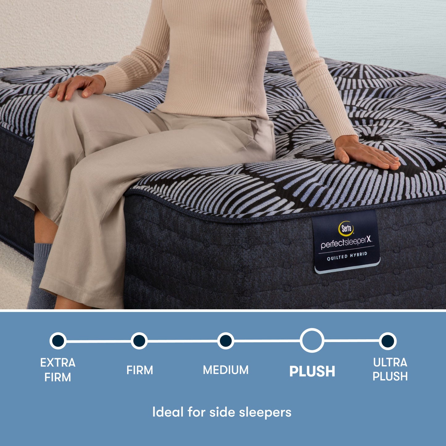 Perfect Sleeper X - 14.25" Excelled Hybrid Plush Mattress