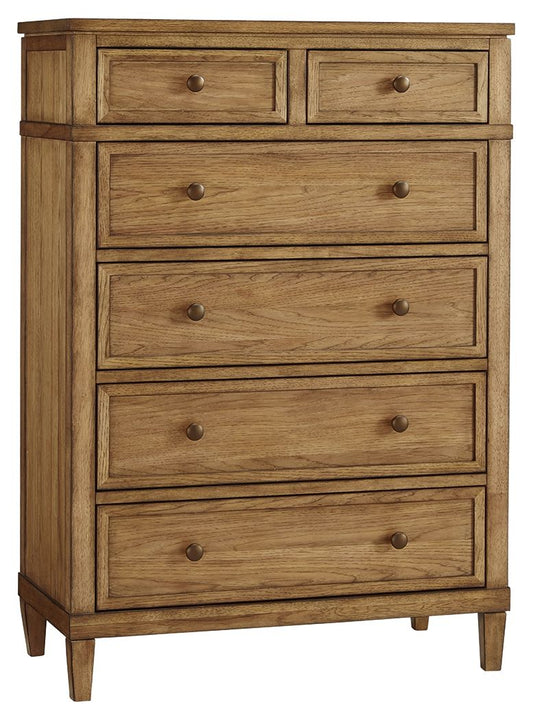 Sharlance - Six Drawer Chest - Brown