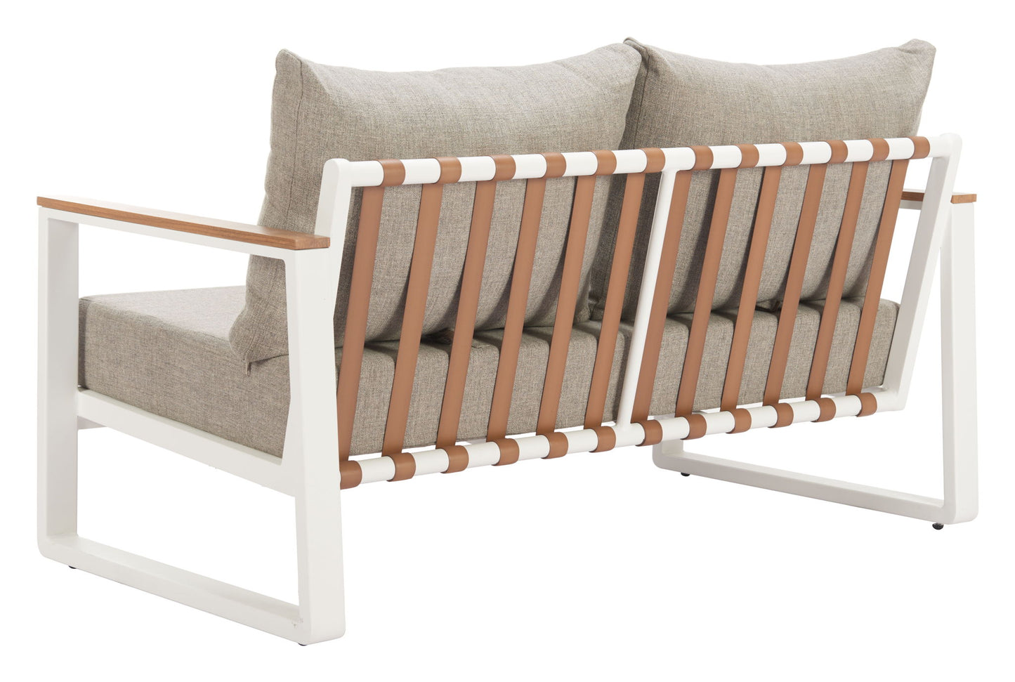 Welt - Outdoor Sofa - Taupe & White