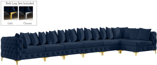 Tremblay - Modular Sectional 7 Piece - Navy - Modern & Contemporary