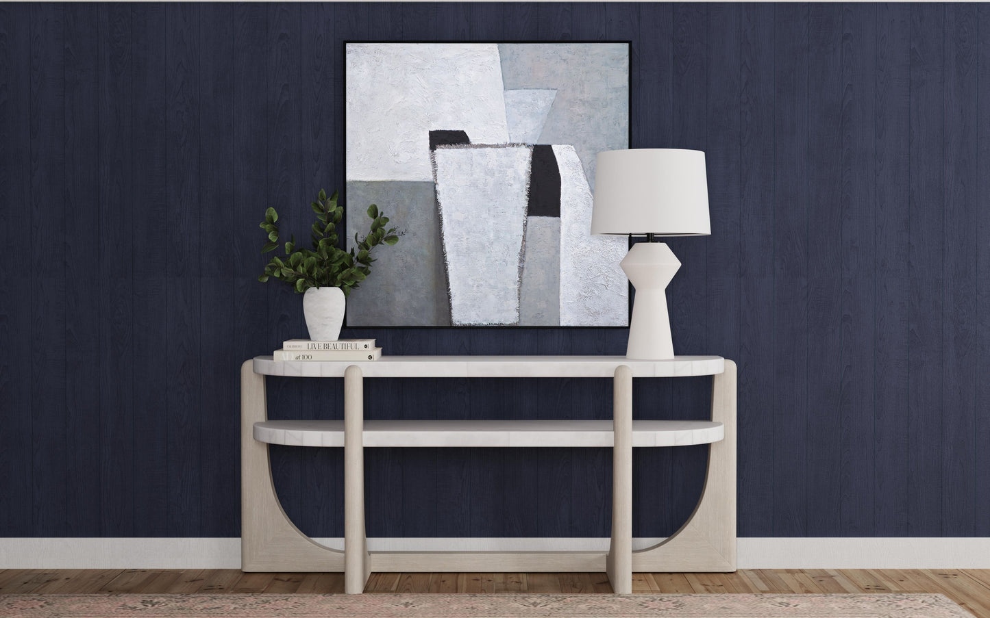 Gavin - Console - White