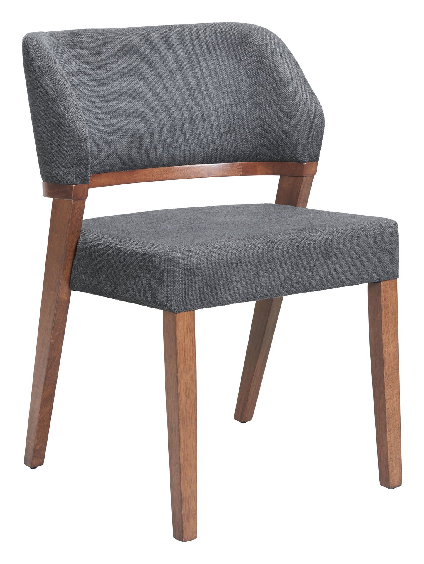 Sunobu - Dining Chair (Set of 2) - Azure Gray & Walnut