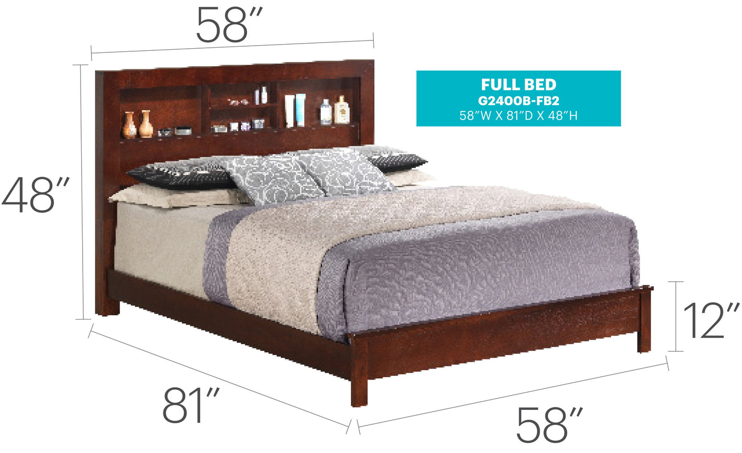 Glory Furniture - Burlington - Bed