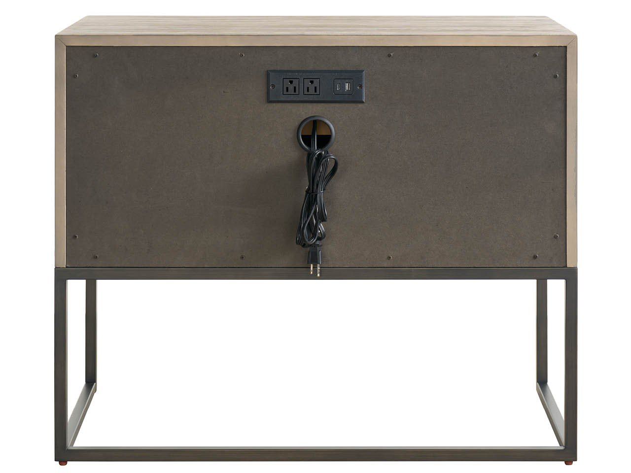 Dwell - Metal Base Nightstand