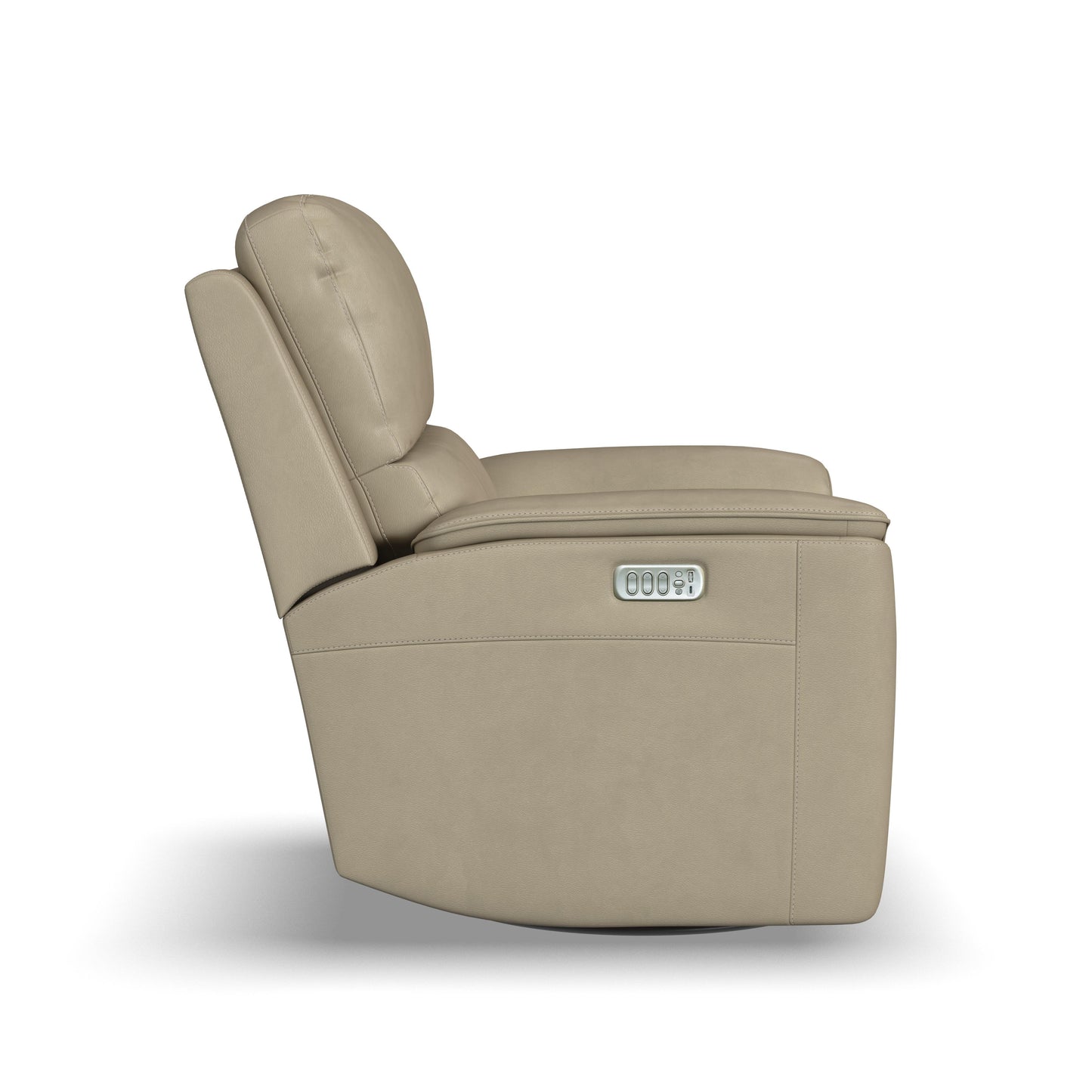 Henry - Power Swivel Gliding Recliner With Power Headrest, Lumbar, Heat & Massage